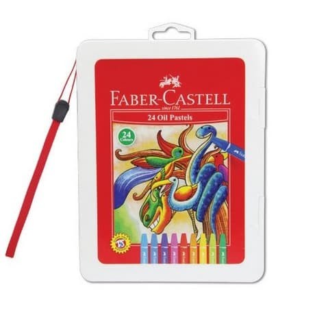 

Pastel Faber-Castell Hexagonal Oil Pastel 24 Plastoc Bag 120089A
