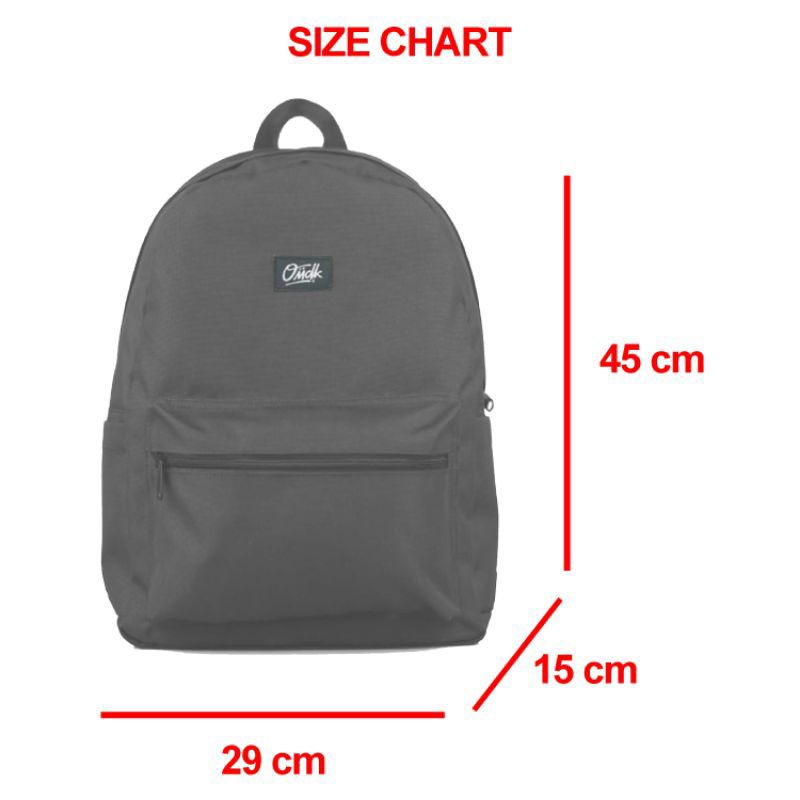 Bagpack Omidoki Tas Ransel Aplikasi Marun