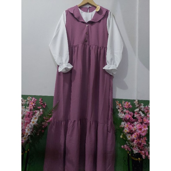 gamis taro kerah cantik