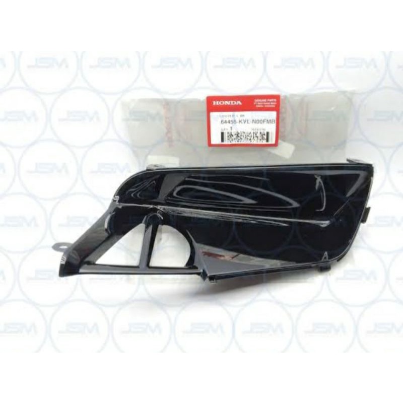Cover sirip sayap dalam bagian kiri hitam (64455-KVL-N00FMB)
