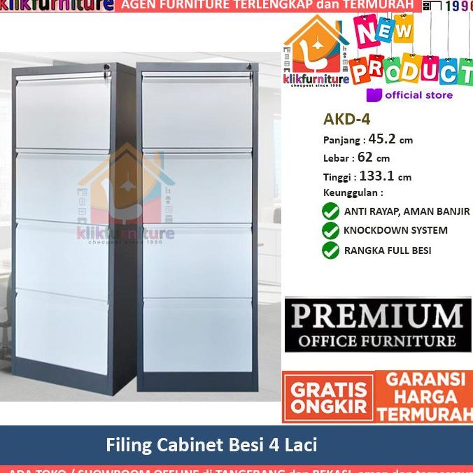 

SALE NOW FILING CABINET BESI 4 SUSUN 4 LACI FC 04 STOK TERBATAS