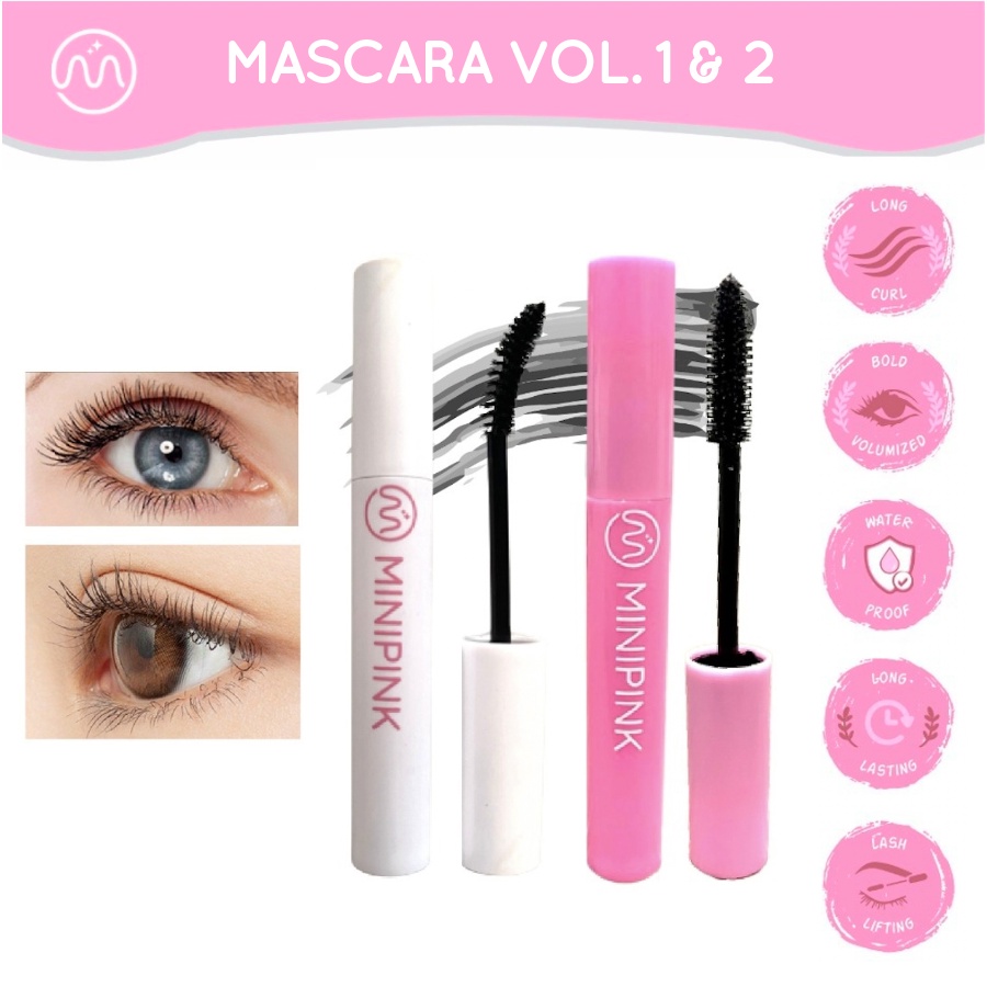 MINIPINK Maskara Day &amp; Night Waterproof Longlasting Mascara MP007