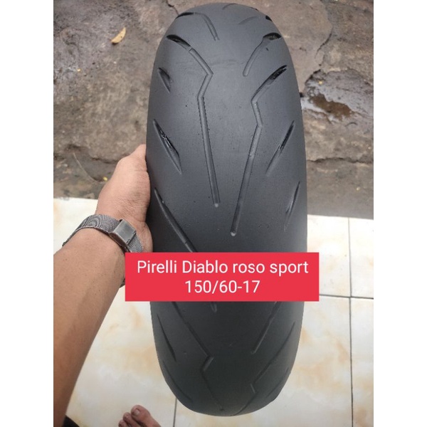 ban belakang soft pireli diablo roso sport 150/60 ring 17 tubles cocok untuk ban belakang cbr klx by