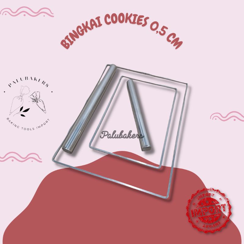 Bingkai Cookies / Bingkai Perata Adonan / Cetakan Kue Kering