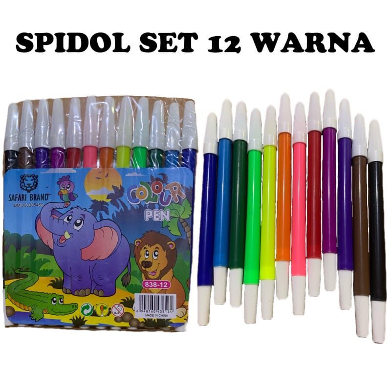 

READY SPIDOL WARNA SET ISI 12 WARNA SPIDOL MURAH MALANG GRATIS ONGKIR BISA COD