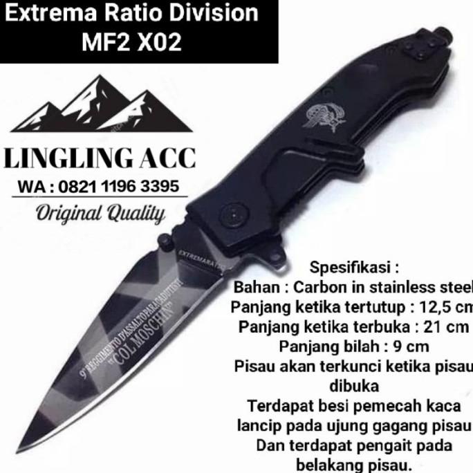 P1S4U Lipat X02 Extrema Ratio Mf2 Knife Berkualitas