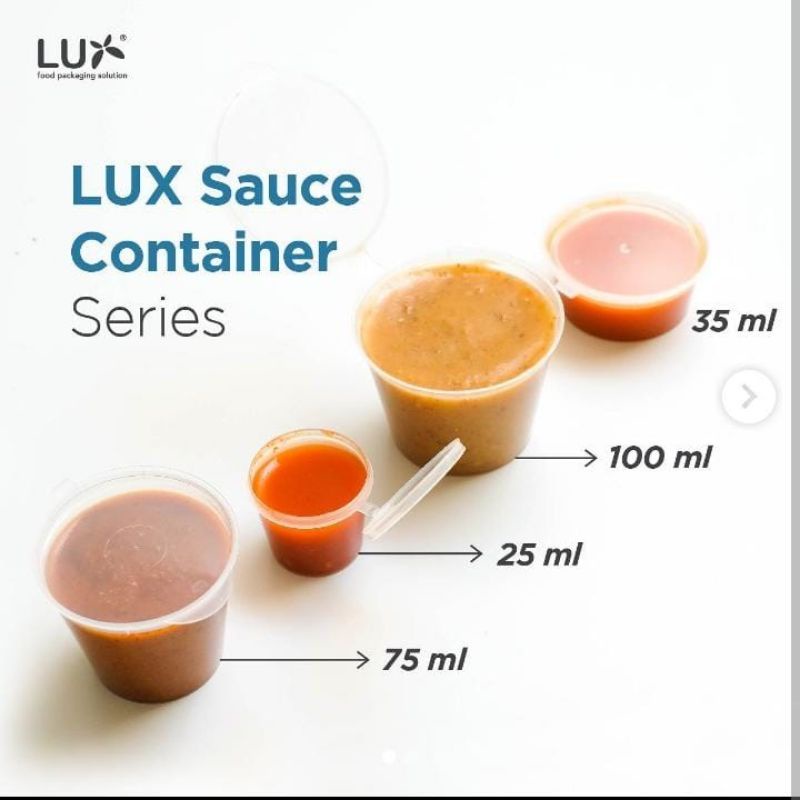Cup Saus 25ml 35ml 75ml 100 ML / Tempat Saos / Thinwall Cup / Sauce Container