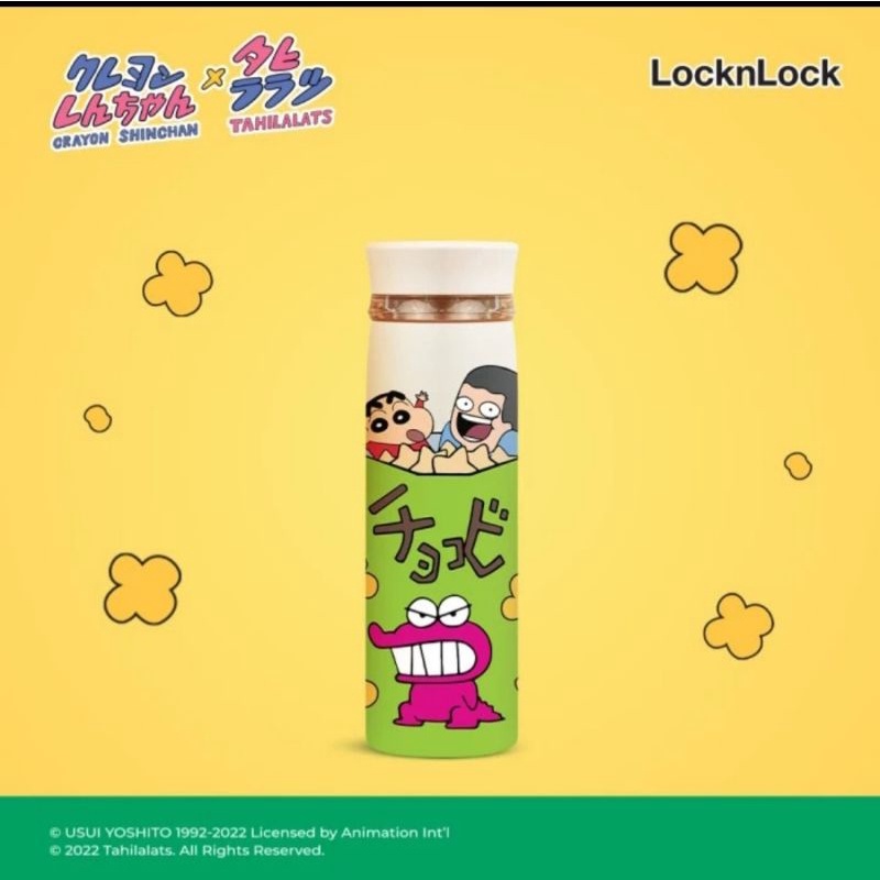 LocknLock Tahilalats x Crayon Shinchan Tumbler Feather Light Lock &amp; Lock Limited Edition