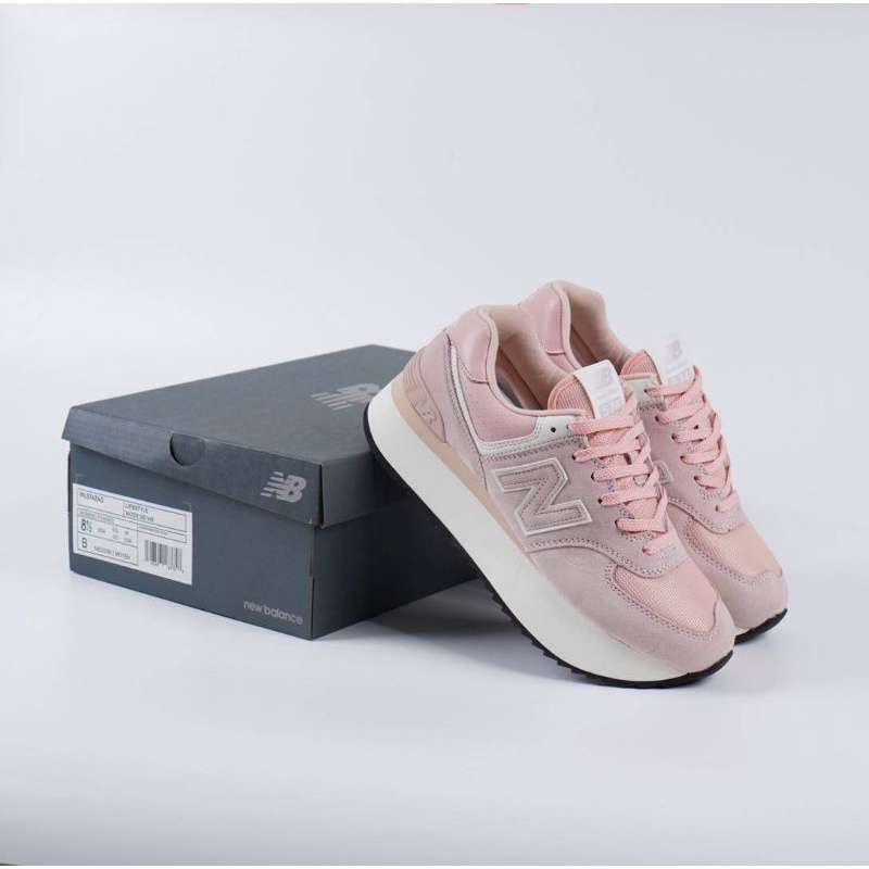 Sepatu NB 574 Platform Pink