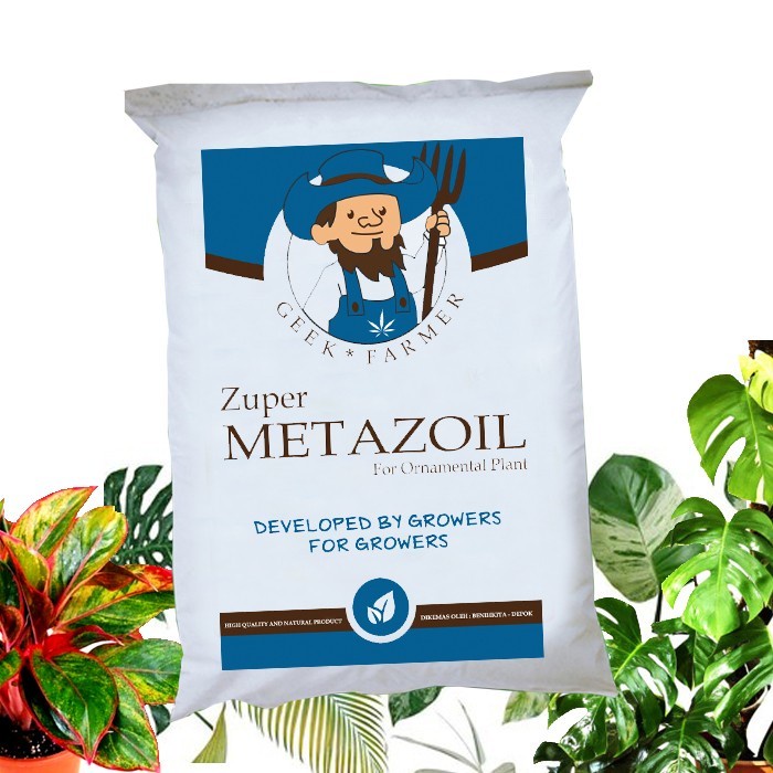 Media Tanam Metazoil Tanaman Hias Aglonema, Monstera Dll (Geek Farmer)