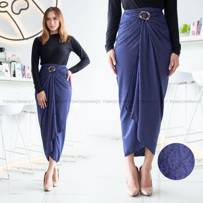 Rok Lilit Polos Bawahan Kebaya Bahan Doby Viscose Premium by Tokozahra27