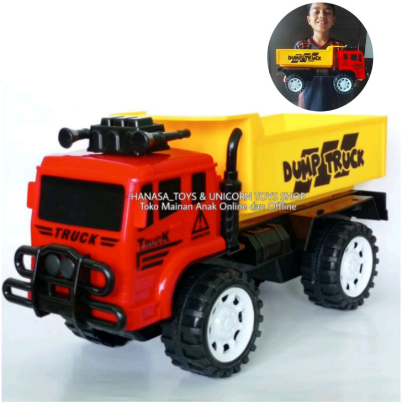 Mainan Truk Pasir Besar Glossy AK 02 Mainan Mobil Mobilan / Mainan Truk Dam / Mainan Anak