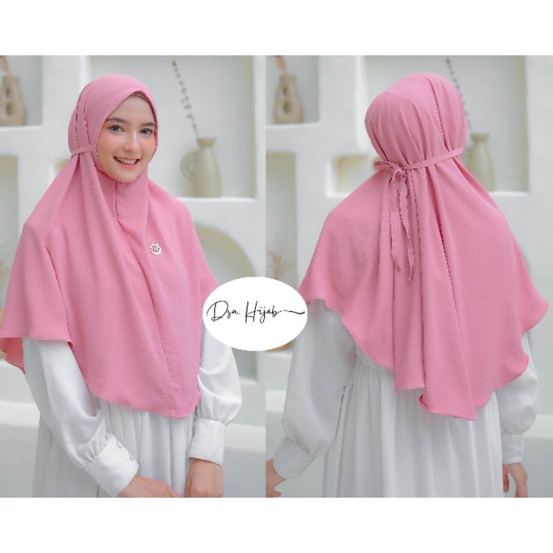 HIJAB INSTAN BERGO CRINCLE PREMIUM BY DESKA HIJAB