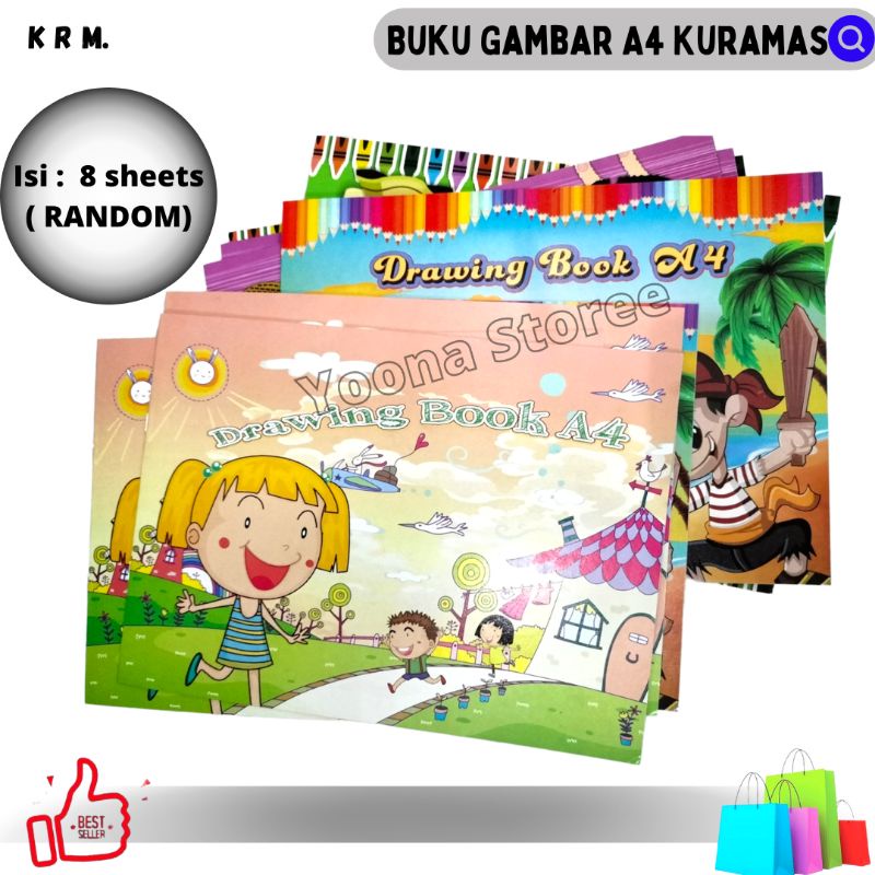

Buku Gambar Kuramas A4 Drawing Book -Pcs