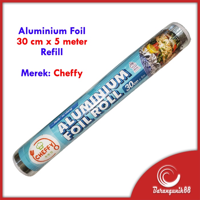 Aluminum Foil Aluminium Foil 30cm Total Best Fresh Membungkus dan Menyimpan Makanan