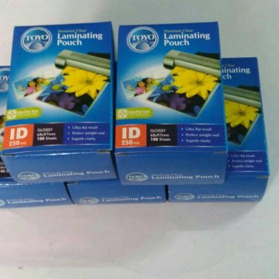 

Big Sale 민 Laminating ukuran ID card 68 x 97 mm tebal 250 mic