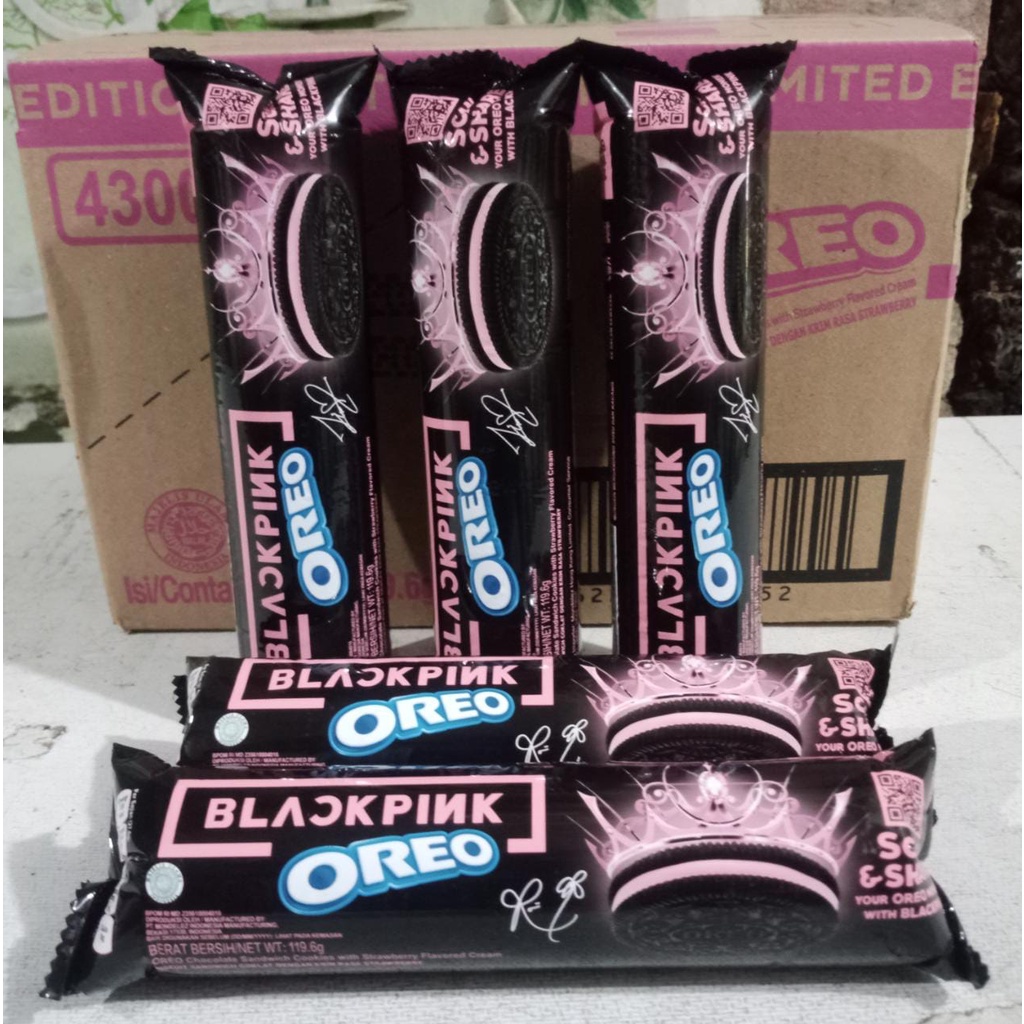 Oreo Hitam Blackpink 119gr