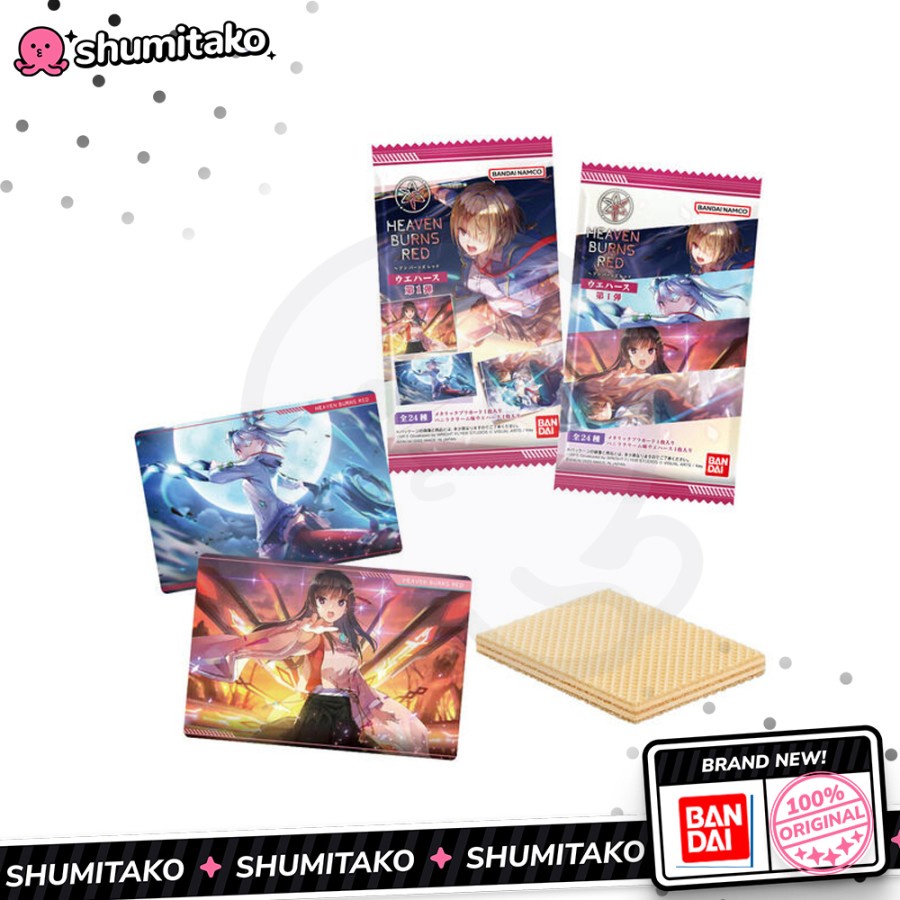Heaven Burns Red Wafer Card Wafer Vol 1 by Bandai