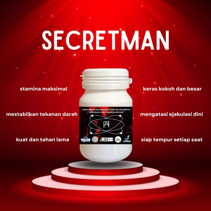 SECRETMAN SUPLEMEN || ORIGINAL 100% HERBAL || BEST SELLER FANI