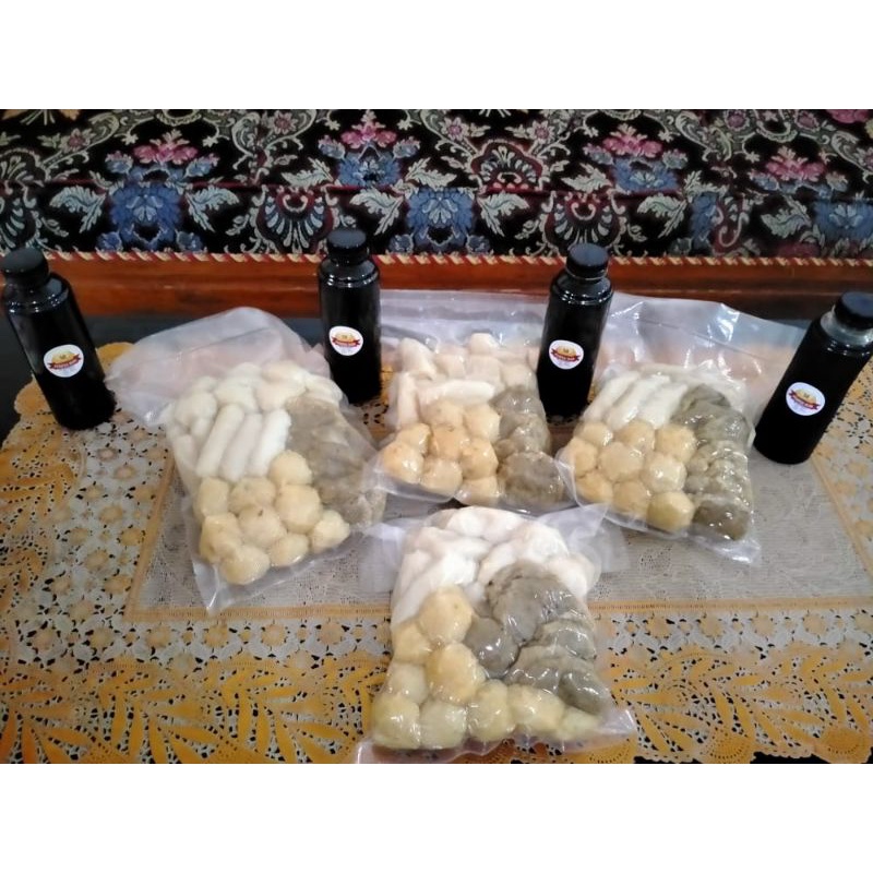 paket pempek ikan 50pcs