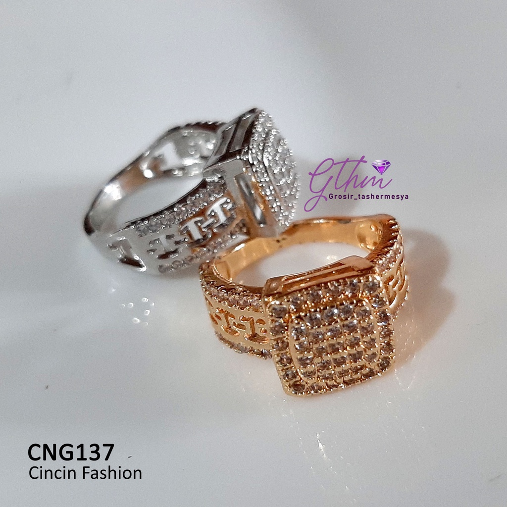 Cincin Wanita Elegan Mewah Perhiasan Fashion Import Premium Anti karat cng137 gthm