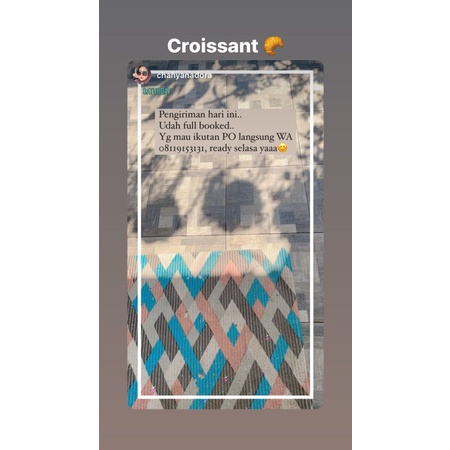 Adonan 30gr Frozen Croissant Margarin Bonpatis Croffle