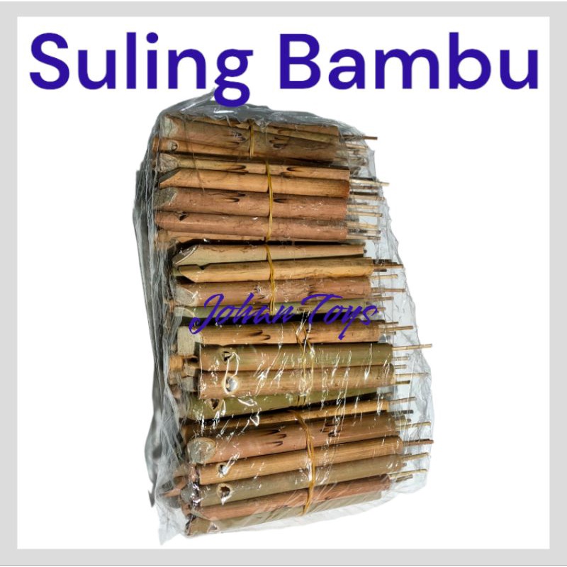 Suling Bambu Jadul 20Pcs