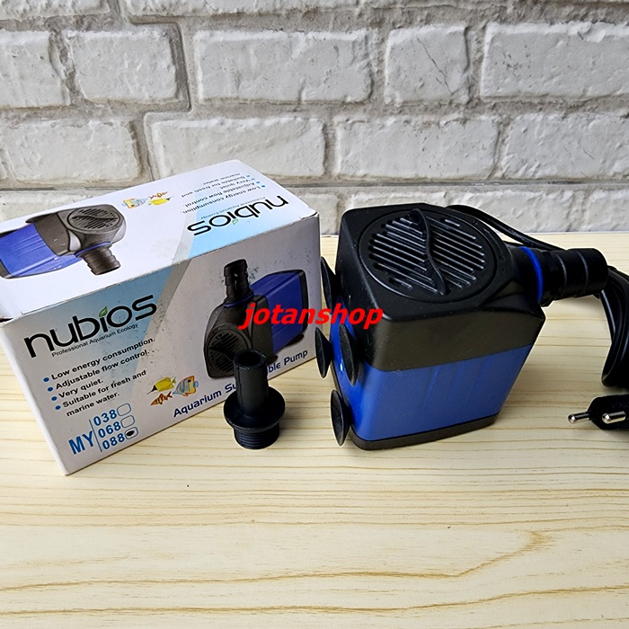 Nubios MY088 MY 088 Pompa air celup power head Submersible pump Filter Aquarium Aquascape