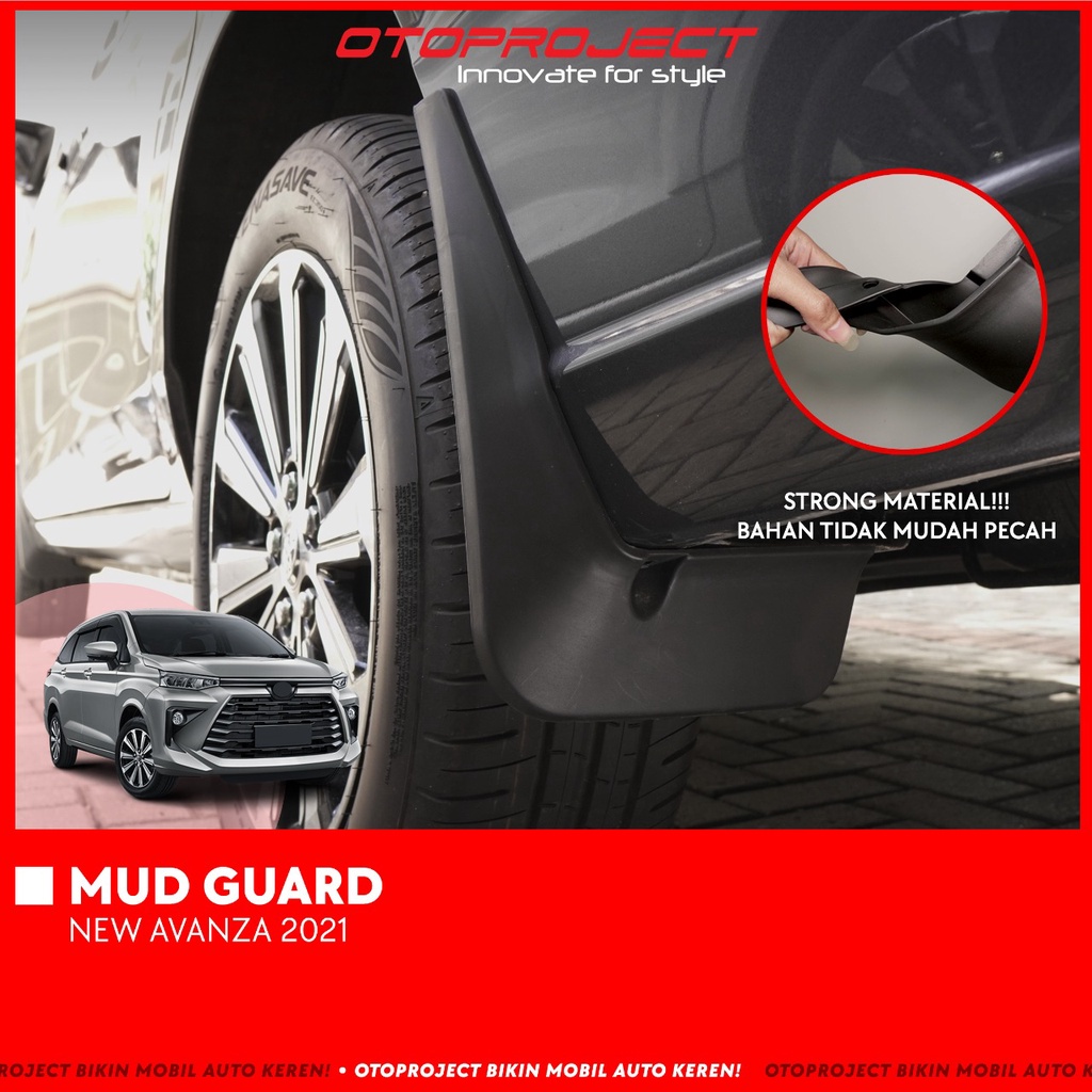OTOPROJECT Mud Guard-Mudguard Karpet Lumpur All New AVANZA VELOZ XENIA / XENIA 2022 Ori Otoproject