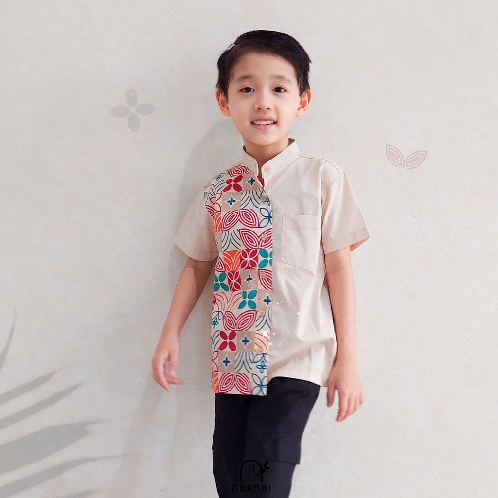 Noanoi Kemeja Anak | Kemeja Natal | Kemeja Anak | Kemeja Dewasa | Natal I Batik I Chirstmas I Shirt 