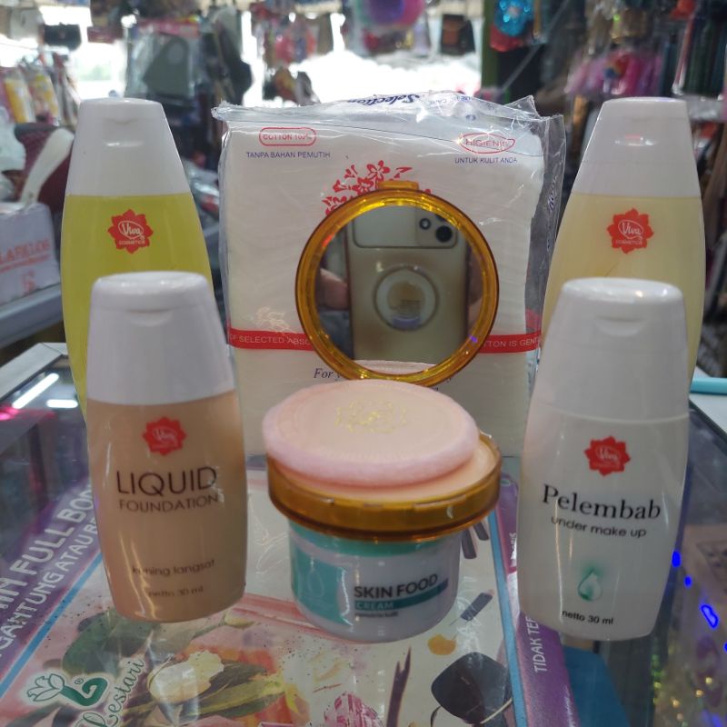 [VIVA] Paket Viva Lengkap Seri Lemon + Compact Powder Dan Skin Food