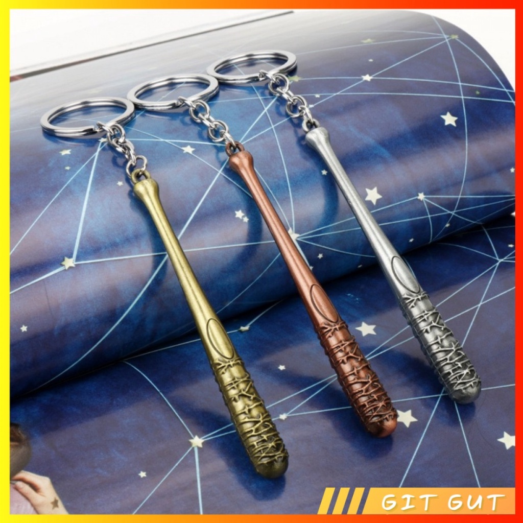 Keychain Gantungan Kunci Walking Dead Negan Baseball Bat Lucille