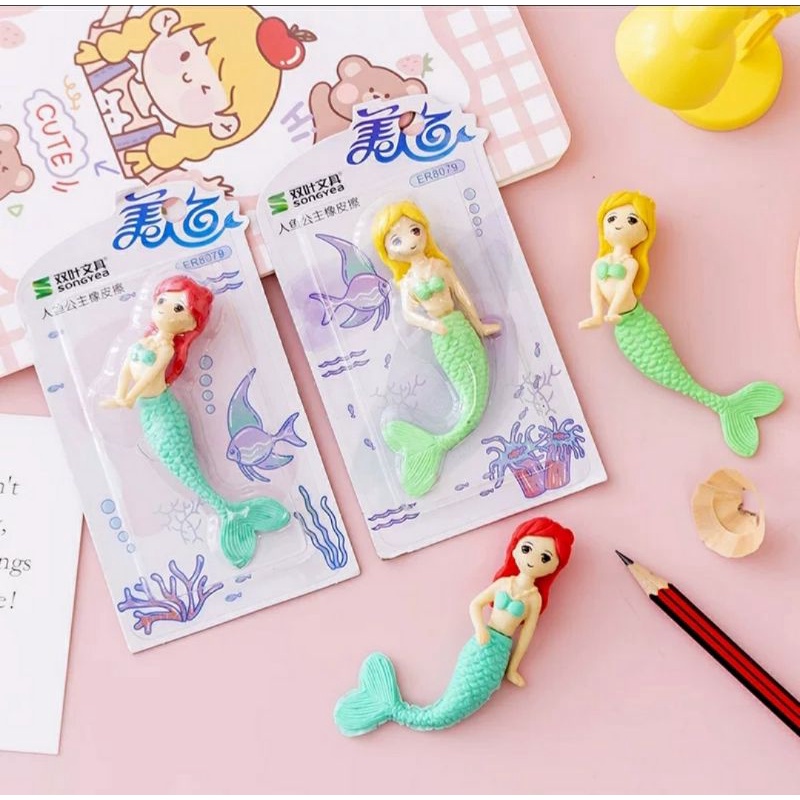 

Penghapus Karakter Mermaid Penghapus Pensil Lucu Alat Tulis Lucu Penghapus Unik Karakter Mermaid