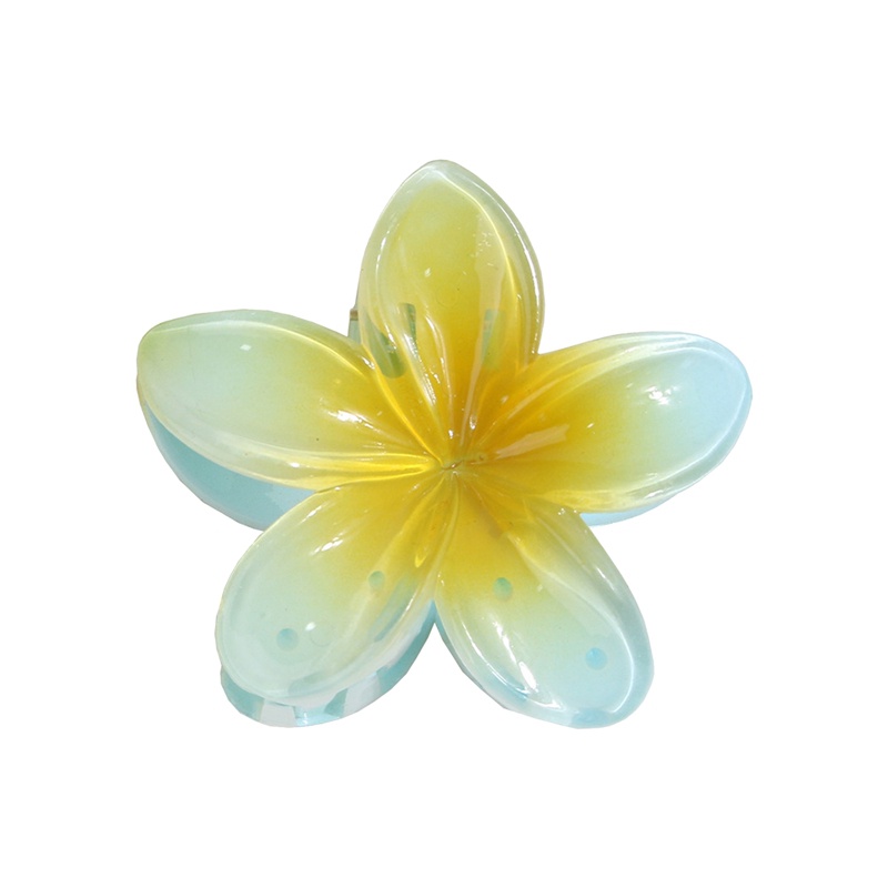 Jepit Rambut Bunga Gradasi Manis Cakar Rambut Untuk Wanita Perempuan Ponytail Holder Hiu Klip Hairclip Pantai Aksesoris Rambut