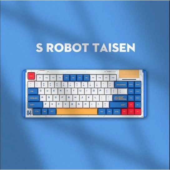 DUSTSILVER Robot Taisen Cool Hotswap RGB Wireless Mechanical Keyboard