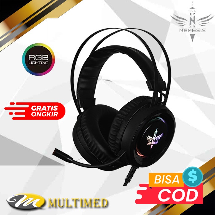 Headset Gaming NYK Rubick HSN-09 / HS-N09 RGB