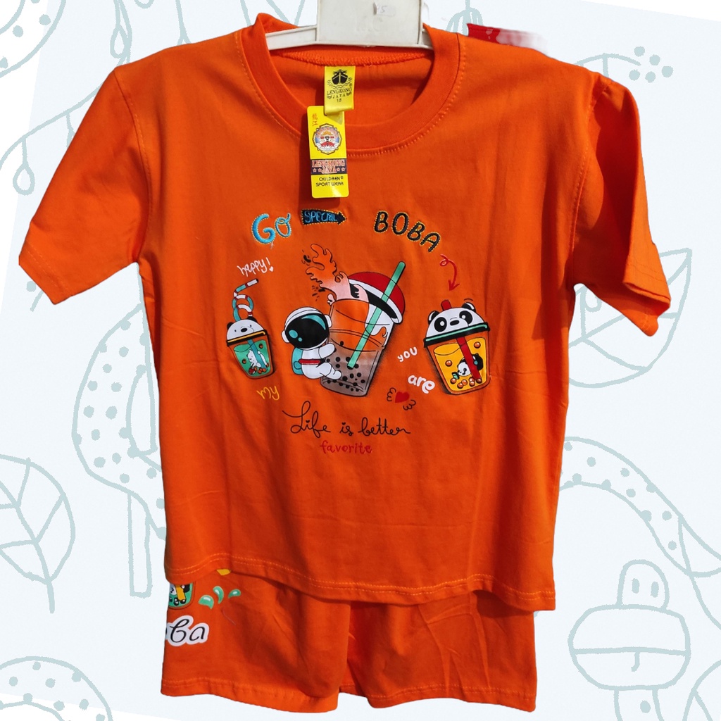 Setelan Baju Anak Laki-Laki  LENGKONG JAYA