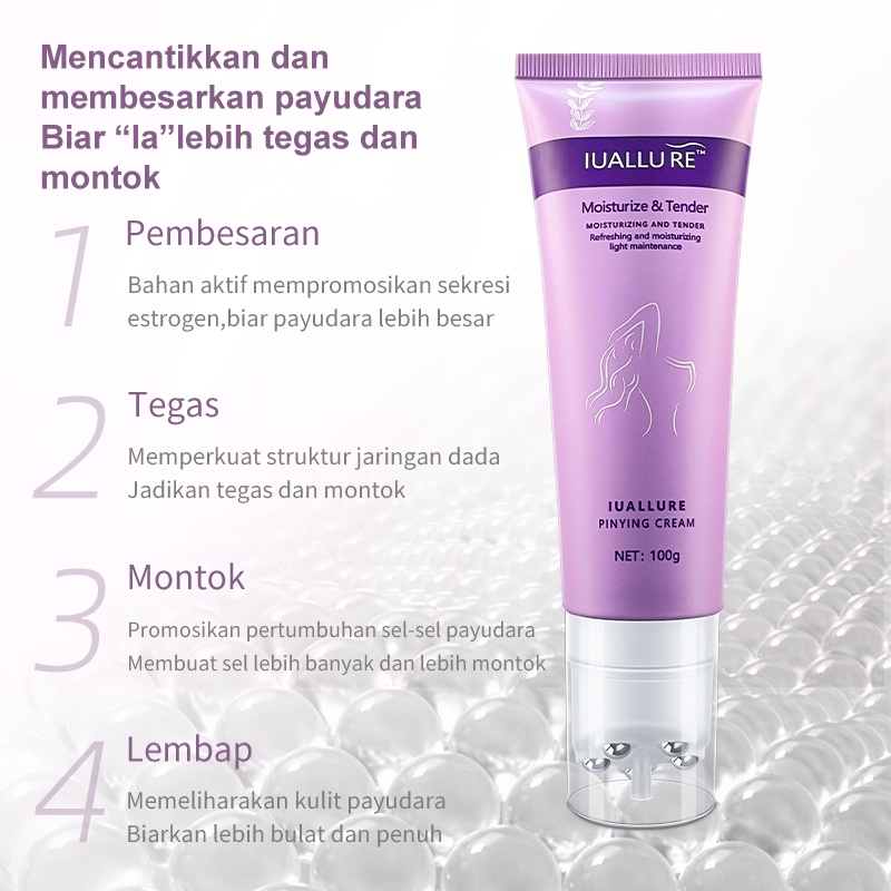 Bust Serum &amp; Cream IUALLURE BREAST CREAM BPOM pembesar payudara serum 100ml Pijat dada OBAT PENGENCANG PAYUDARA pembesar payudara super cepat permanen Cream