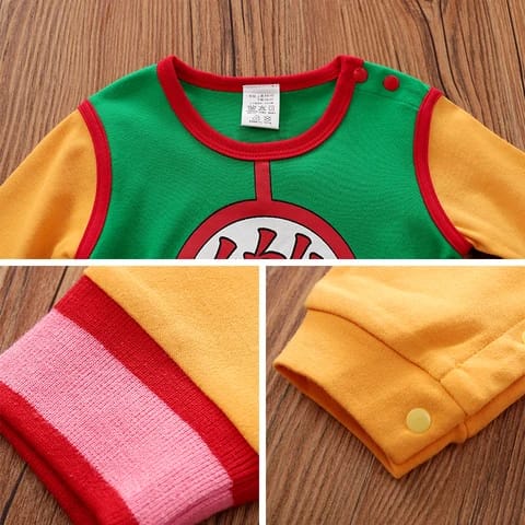 Baju jumper ANIME lengan panjang lucu motif DRAGON BALL / jumper bayi usia 0-2 tahun keren import