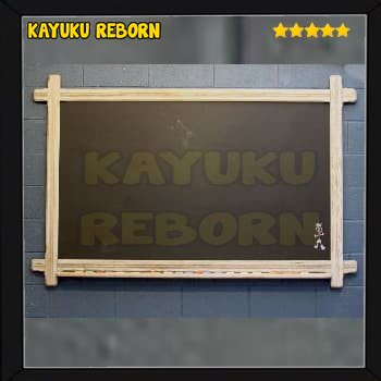 

blackboard papan tulis gantung resto size 80x60cm Ui