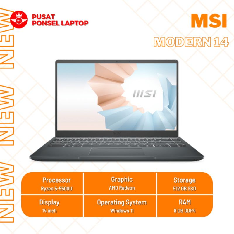 MSI MODERN 14 RYZEN 5