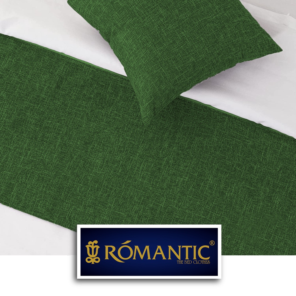 Bed Runner / Selendang kasur Dark Green by ROMANTIC standard Hotel minimalis