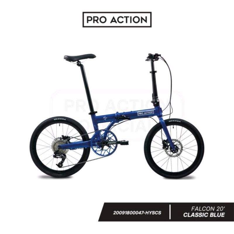 Sepeda lipat Seli 20 Pro Action Falcon 10 speed Hydraulic