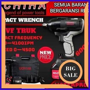 perkakas Mesin pembuka baut hujia 88V Uchiha roda ban truck mobil motor cvt impact wrench cordless i