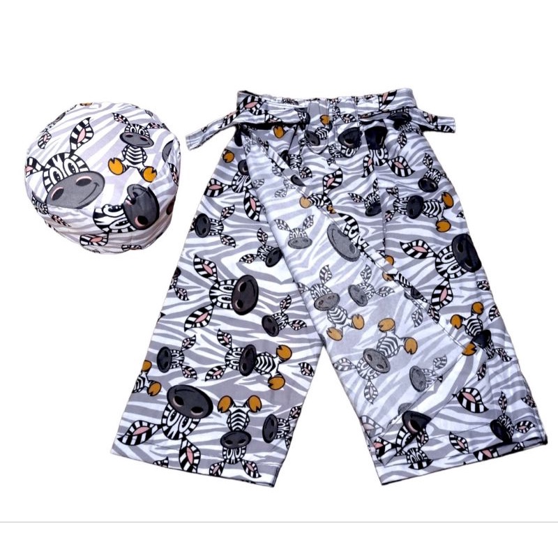 (BISA COD)Celana sarung anak instan//celana sarung karakter//celana sarung anak motif usia 1-8 tahun