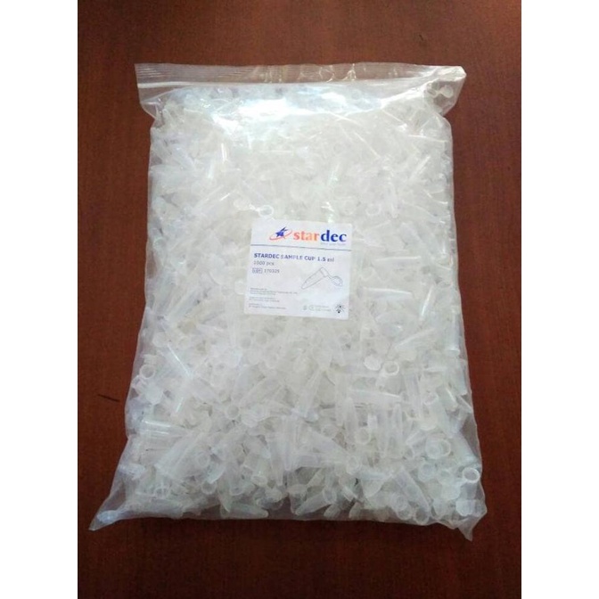 Tube Eppendorf 1,5 ml Isi 1000 Pcs Per Pack Merk Stardec