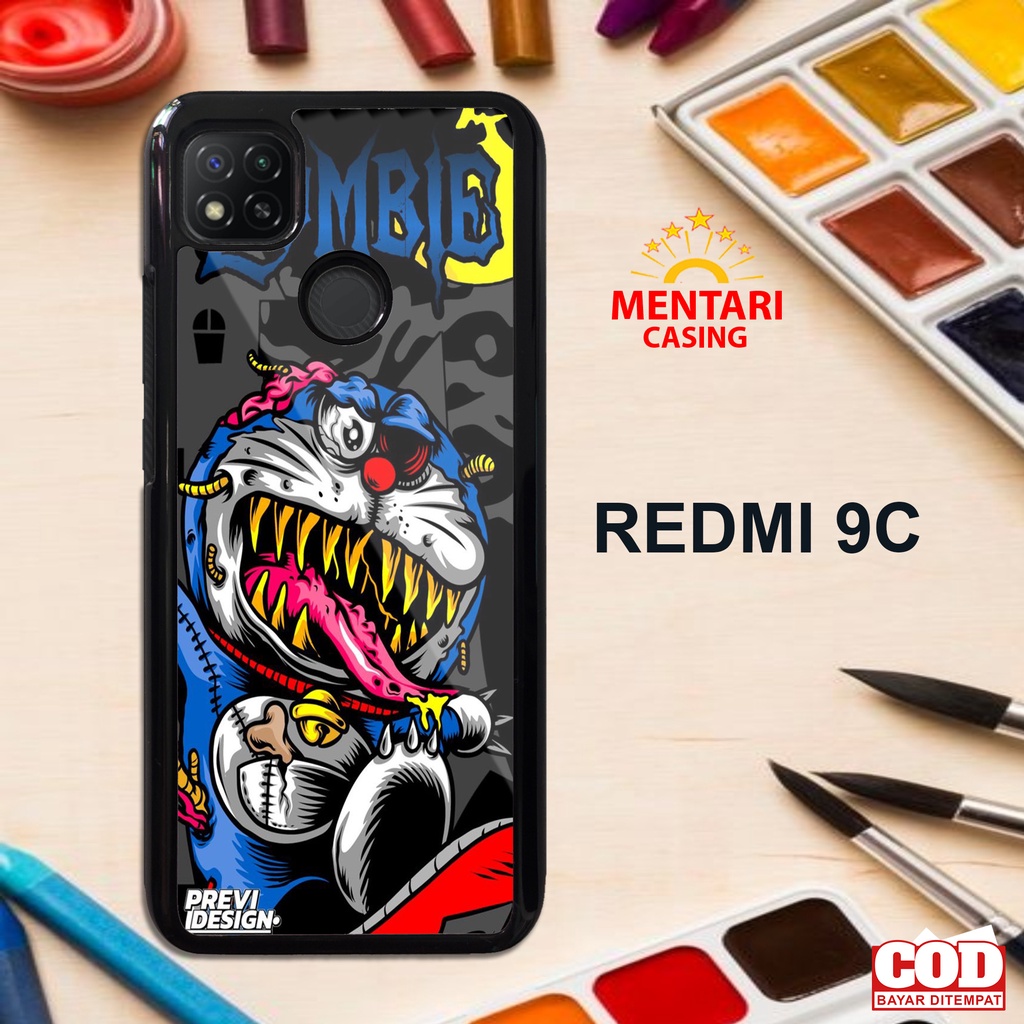 Case REDMI 9C CASING REDMI 9C [ GRAFITYZOMBIE ] Mentari casing case killau case custom case silikon 
