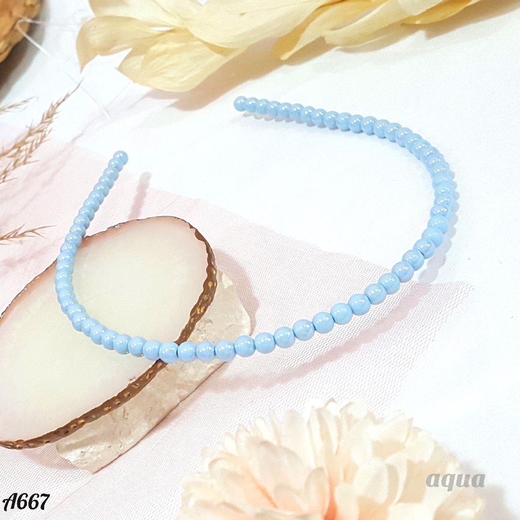 PGX Bando Mutiara Korea Headband Aksesoris Rambut Wanita A667