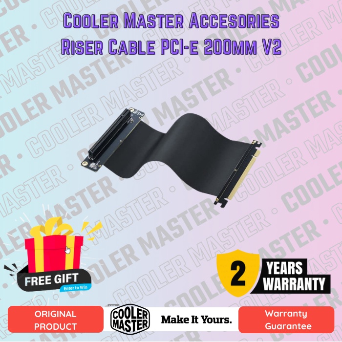 Cooler Master Accesories Riser Cable PCI-e 200mm V2