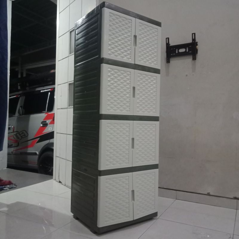 Lemari Pakaian Plastik Fawsline 904